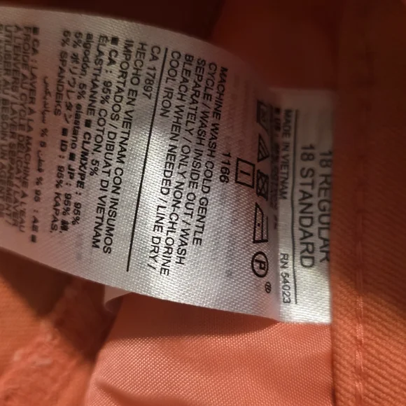 Old Navy Women's Pixie Pants - Warm Terracotta - Picture 3 of 5